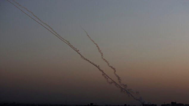 صورة توضيحية: بطارية قبة حديدية في جنوب إسرائيل بالقرب من الحدود مع قطاع غزة، 13 نوفمبر 2019. (Yonatan Sindel / Flash90)