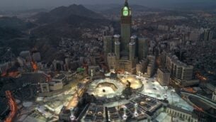 مدينة مكة المكرمة خلال الساعات الاولى من عيد الفطر، 24 مايو 2020 (STR / AFP)