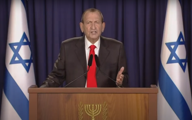 رئيس بلدية تل أبيب رون حولدئي يعلن عن حزبه الجديد "الإسرائيليون"، 29 ديسمبر ، 2020. (Screenshot: YouTube)