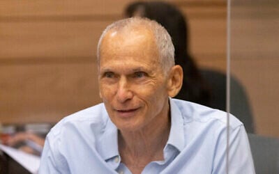 وزير الأمن الداخلي عومر بارليف خلال جلسة للجنة الدفاع والشؤون الخارجية في الكنيست بالقدس، 13 سبتمبر، 2021. (Olivier Fitoussi/Flash90)
