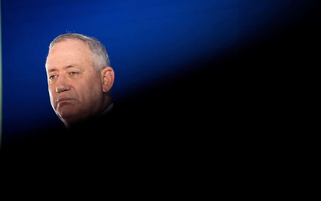 وزير الدفاع بيني غانتس  (/Yonatan Sindel Flash90)