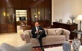 رئيس الوزراء نفتالي بينيت يزور المقر الرسمي لرئيس الوزراء في القدس، 1 ديسمبر 2021 (GPO)