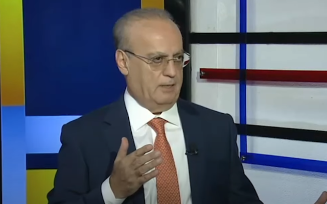 السياسي الدرزي اللبناني وئام وهاب يتحدث إلى قناة "الجديد"، 28 أكتوبر ، 2022 (Video screenshot)