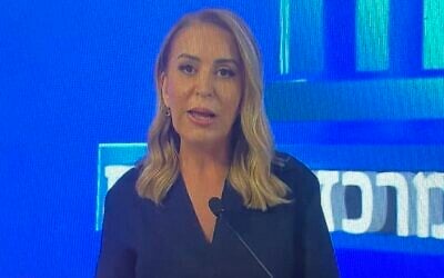 مديرة لجنة الانتخابات المركزية أورلي أديس، 1 نوفمبر، 2022. (Screenshot)