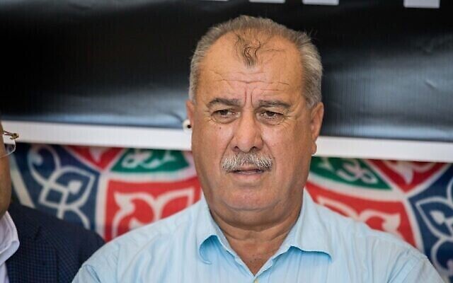 محمد بركة، رئيس لجنة المتابعة العليا للجماهير العربية في إسرائيل،  في القدس، 3 نوفمبر، 2019. (Yonatan Sindel/Flash90)
