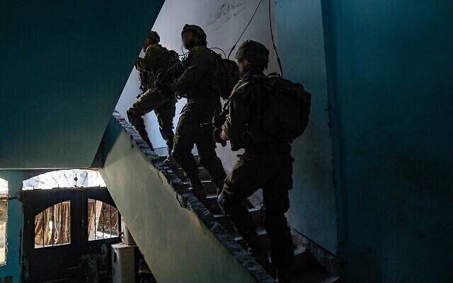 القوات العاملة في الضفة الغربية في صورة غير مؤرخة تم نشرها في 13 يناير، 2024. (Israel Defense Forces) القوات العاملة في الضفة الغربية في صورة غير مؤرخة تم نشرها في 13 يناير، 2024. (Israel Defense Forces)