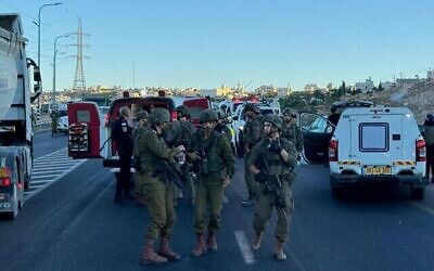 قوات الجيش الإسرائيلي في موقع هجوم في جنوب الضفة الغربية في 31 يوليو، 2024. (Israel Defense Forces)