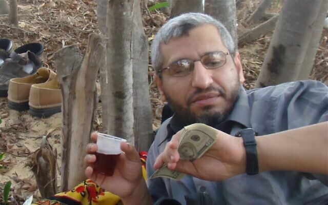 صورة غير مؤرخة تظهر محمد الضيف، عثرت عليها قوات الجيش الإسرائيلي في قطاع غزة في يناير 2024 (IDF)