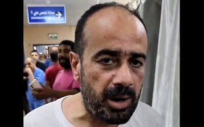 مدير مستشفى الشفاء محمد أبو سلمية بعد إطلاق سراحه من سجن إسرائيلي، 1 يوليو، 2024. (Video Screenshot)