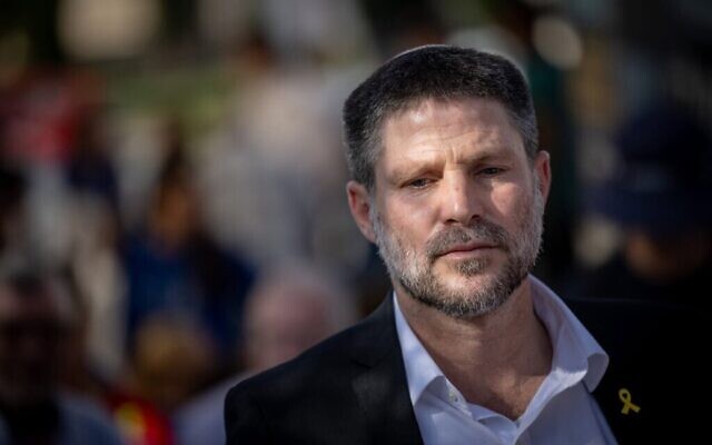 وزير المالية بتسلئيل سموتريتش، 3 يونيو، 2024. (Chaim Goldberg/Flash90)