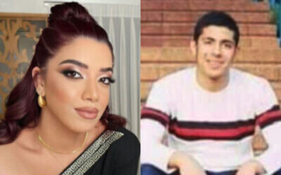 أرجوان مناع (19 عامًا) وحسن سواعد (21 عامًا)، اللذان قُتلا في سقوط صاروخ أطلق حزب الله في مجد الكروم، 25 أكتوبر 2024. (Courtesy)