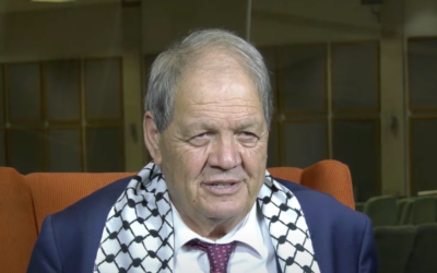 روحي فتوح، الذي سيتولى قيادة السلطة الفلسطينية في حال "شغور" منصب رئيس السلطة محمود عباس. (Youtube screenshot used in accordance with article 27a of the copyright law)