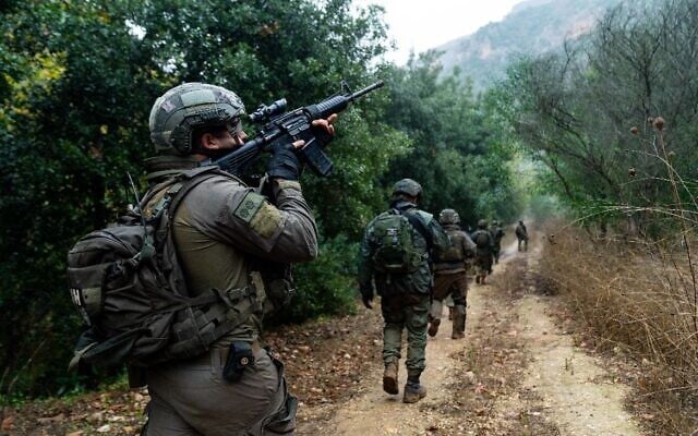القوات الإسرائيلية في جنوب لبنان، في صورةنشرها الجيش في 26 نوفمبر 2024. (IDF)