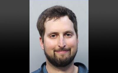 مردخاي برافمان، المتهم بإطلاق النار على شخصين ظن أنهما فلسطينيان في فبراير 2025 (Miami-Dade County Corrections)