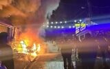 آثار غارة إسرائيلية بطائرة مسيّرة في قرية قعقعية الجسر قرب النبطية في جنوب لبنان، 24 مارس 2025. (Social media: used in accordance with Clause 27a of the Copyright Law)