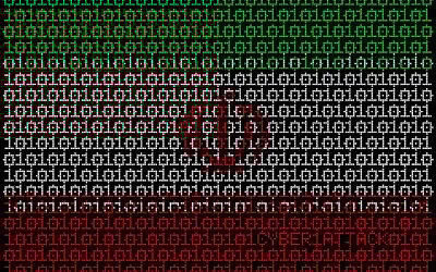 توضيحية: علم إيران مكوّن من رموز رقمية. (Sergio Lacueva/iStock Photo by Getty Images)