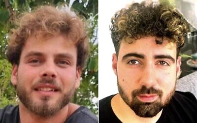 في الصورة على اليسار: ألون أوهل؛ في الصو ة  على اليمين: غاي غلبواع دلال  (Courtesy)