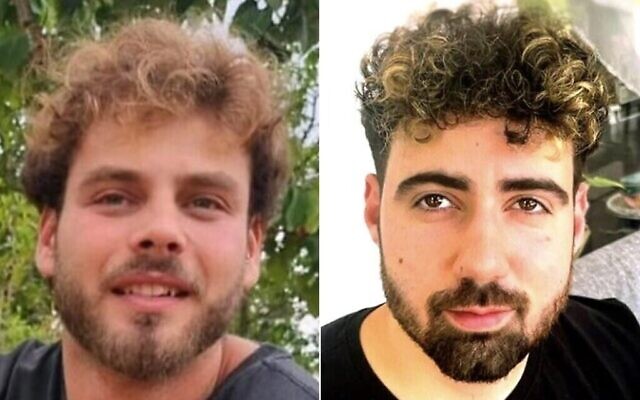 في الصورة على اليسار: ألون أوهل؛ في الصو ة  على اليمين: غاي غلبواع دلال  (Courtesy)
