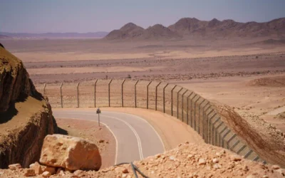 منظر للحدود الإسرائيلية المصرية. 9 سبتمبر 2025. (Yaniv Nadav/FLASH90)