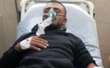 أحمد دراغمة، من سكان قرية تياسير الفلسطينية بالضفة الغربية، والذي أصيب على يد مستوطنين متطرفين خلال هجوم شنوه على المسكن في 31 مارس 2026. (Amer Dabak)