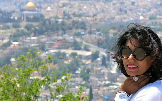 The author in Jerusalem (photo credit: Courtesy Qanta Ahmed)