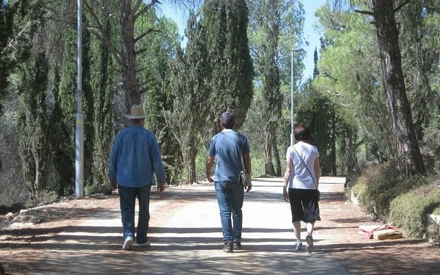 A special section of Yad Vashem that pays tribute to the Righteous of the Nations. (Naama Bar-Am)
