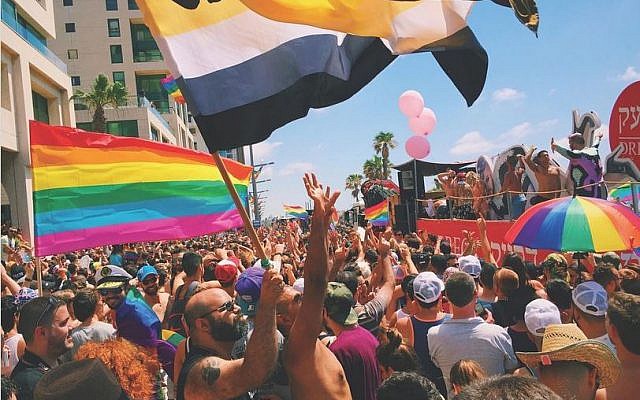 Tel Aviv Gay Pride Parade, from TLV in LDN's Instagram feed. (Courtesy)