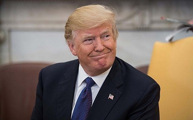 US President Donald Trump in the Oval Office at the White House in Washington, DC, on January 16, 2018. (AFP PHOTO / NICHOLAS KAMM)