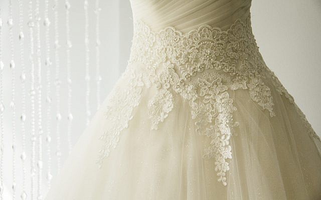 Illustrative: Wedding dress with lace. (iStock)