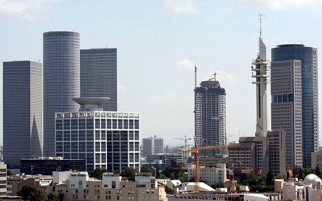The Tel Aviv skyline (photo credit: Roni Schutzer/Flash90) The Tel Aviv skyline (photo credit: Roni Schutzer/Flash90)