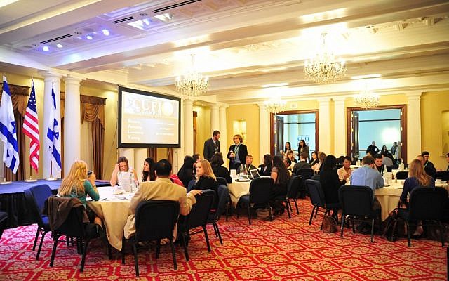 Students chat at a conference in San Antonio, Texas in January (Photo credit: Courtesy)