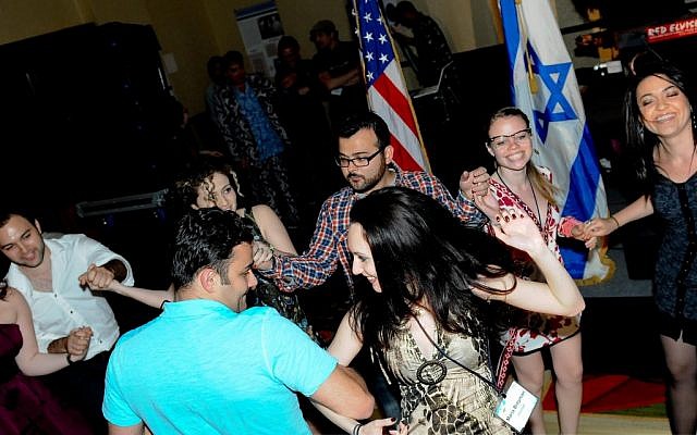 Illustrative: Russian-speaking Jewish Americans at Limmud FSU in Princeton, NJ (Courtesy Ross Den)