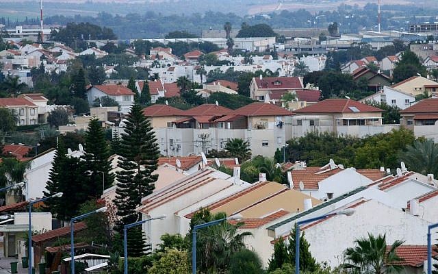 The southern Israeli city of Sderot (Moshe Shai/Flash90/File)