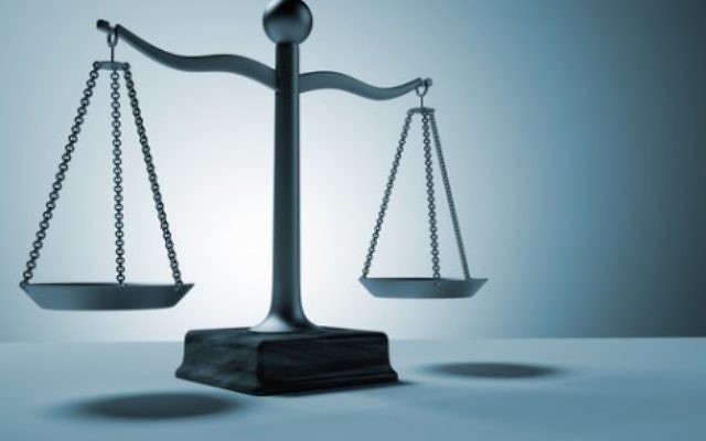 Illustrative. Scales of justice. (via Shutterstock)