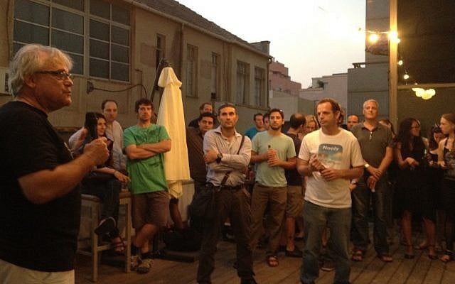 Alan Weinkrantz speaks to past and future SXSW attendees (photo credit: Rami Frankl)