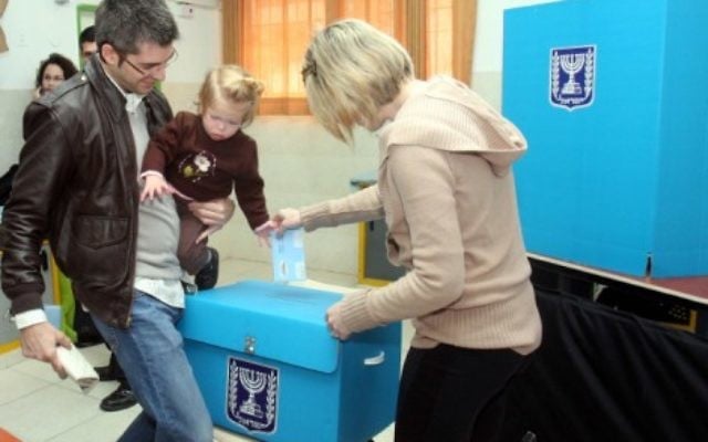 These elections are, in fact, all about linkages. An Israeli family cast their ballots at a polling station in 2009 (photo credit: Flash90) These elections are, in fact, all about linkages. An Israeli family cast their ballots at a polling station in 2009 (photo credit: Flash90)
