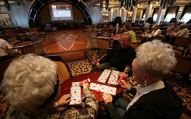 Gambling on a cruise ship (Yossi Zamir/Flash90)