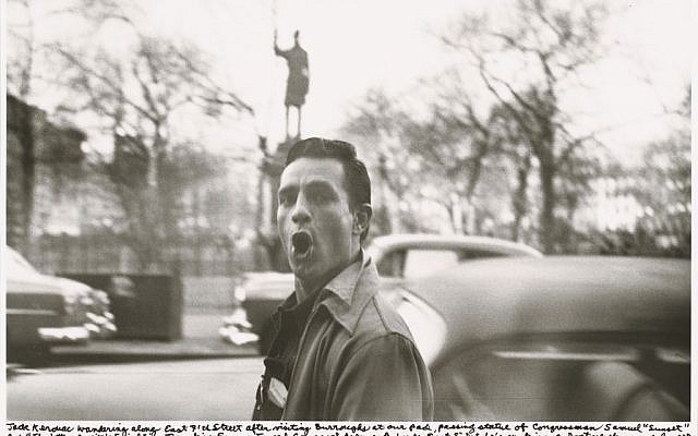 Allen Ginsberg, Jack Kerouac wandering along East 7th street ..., 1953
Gelatin silver print, printed 1984–1997
National Gallery of Art, Washington, Gift of Gary S. Davis, 2009.108.2 (Courtesy of the Contemporary Jewish Museum)
