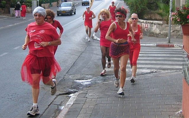 Creative chaos, absurdist anarchy, a purposeful lack of purpose, and the willingness to make a fool of oneself (Holyland Hash House Harriers Red Dress Run)