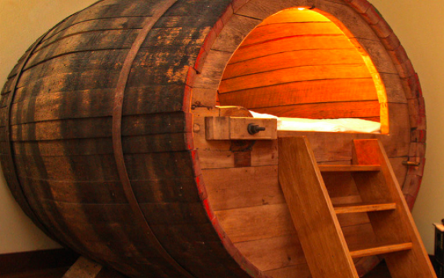 Stay overnight in a beer barrel? An Airbnb option (Courtesy Airbnb)