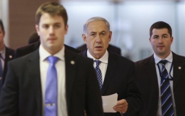 Netanyahu at his victory speech in Tel-Aviv. Photo Credit: Reuters