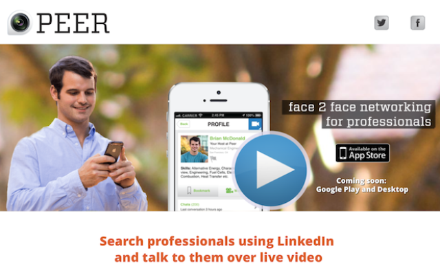 Business video chatting - Peer