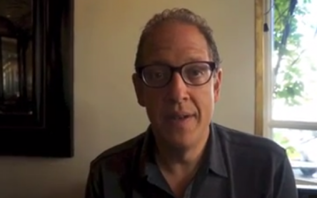 Jeff Pulver in Tel Aviv (screenshot: YouTube)