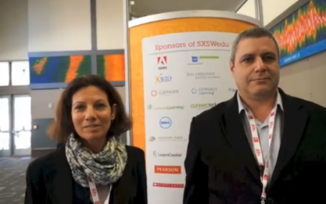 Amalia Bryl (L), Head of the MindCET Accelerator Program and Avi Warshavsky (R), CEO of MindCet Ed-Tech Innovation Center (Youtube screenshot)