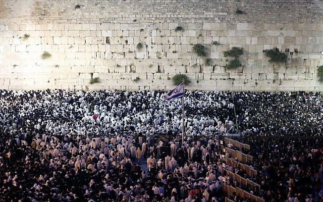 The Western Wall. (photo credit: Sliman Khader/Flash 90)