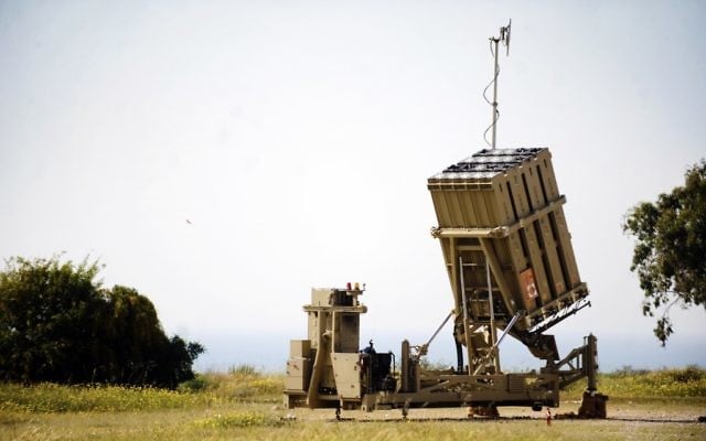 Iron Dome battery outside of Ashkelon, copyright Israel Defense Forces, via Wikimedia Commons