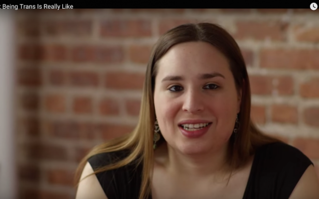 YouTube screenshot from a video about Hanna Simpson, 'What Being Trans is Really Like'