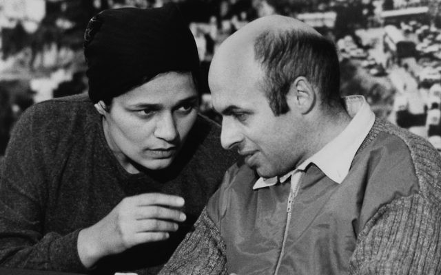 My parents. Former Soviet refusenik and prisoner, Israeli politician, human rights activist, and author Natan Sharansky, with his wife, Avital, after his release from prison in the Soviet Union. He landed in Israel on February 11, 1986. (Moshe Shai/FLASH90.) My parents. Former Soviet refusenik and prisoner, Israeli politician, human rights activist, and author Natan Sharansky, with his wife, Avital, after his release from prison in the Soviet Union. He landed in Israel on February 11, 1986. (Moshe Shai/FLASH90.)