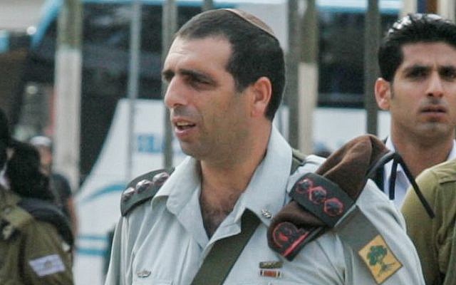Brig.-Gen. Ofek Buchris seen during a visit to Tel Hashomer army base, November 22, 2010. (Flash90)