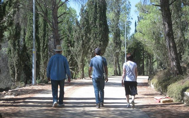 A special section of Yad Vashem that pays tribute to the Righteous of the Nations. (Naama Bar-Am)